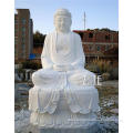Hot Sale Outdoor Large White Marble buddha sculpture